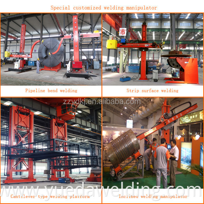 Yueda Small Pipe Automatic Submerged arc Welding Column and Boom Inner Cladding Welding Manipulator